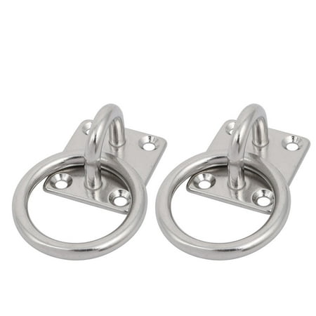 Unique Bargains 304 Stainless Steel 6mm Thickness Ring Square Shape Fixed Pad Eye Plate 2pcs 
Unique Bargains 304 Stainless Steel 6mm Thickness Ring Square Shape Fixed Pad Eye Plate 2pcs