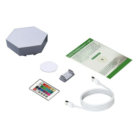 RGB LED Lamp Hexagon Light Touch Sensor RGBW LED Wall Lamp LED Light Colorful Modular Night Light
RGB LED Lamp Hexagon Light Touch Sensor RGBW LED Wall Lamp LED Light Colorful Modular Night Light