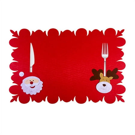 TUOBARR Christmas Decoration Christmas Decorations Table Top Christmas Table Mat Knife And Fork Cushion 2PC
TUOBARR Christmas Decoration Christmas Decorations Table Top Christmas Table Mat Knife And Fork Cushion 2PC