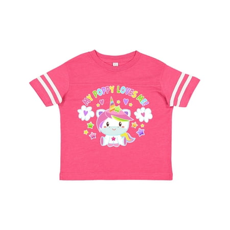 Inktastic My Poppy Loves Me with Cute Rainbow Unicorn Gift Toddler Boy or Toddler Girl T-Shirt
Inktastic My Poppy Loves Me with Cute Rainbow Unicorn Gift Toddler Boy or Toddler Girl T-Shirt