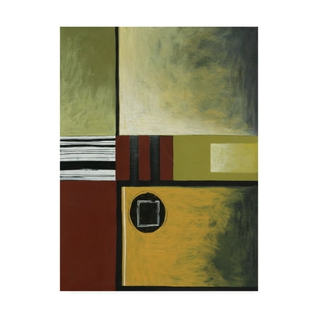 Trademark Fine Art 'Squares And Stripes' Canvas Art by Pablo Esteban