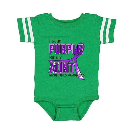 Inktastic I Wear Purple for my Aunt- Alzheimers Awareness Gift Baby Boy or Baby Girl Bodysuit
Inktastic I Wear Purple for my Aunt- Alzheimers Awareness Gift Baby Boy or Baby Girl Bodysuit