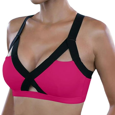 ZMHEGW Sports Bras for Women High Support Large Bust 1 Push-Up Bralettes Solid Print Hot Pink M
ZMHEGW Sports Bras for Women High Support Large Bust 1 Push-Up Bralettes Solid Print Hot Pink M