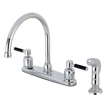 Kaiser Centerset Kitchen Faucet Satin Nickel - 16.7 x 16.11 x 2.62 in.