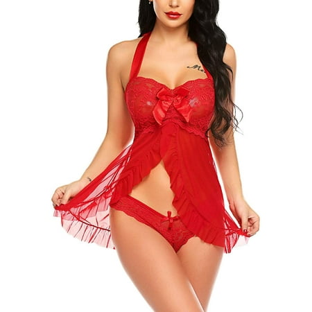 Avidlove Lingerie for Women Lace Babydoll Dress Bridal Langerie Negligee Ruffle
Avidlove Lingerie for Women Lace Babydoll Dress Bridal Langerie Negligee Ruffle