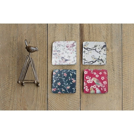 First of a Kind Colorful Bird Coaster Set - Set of 4 Square Coasters with One Metal Bird Stand - Coasters for Home Kitchen & Table Decor - Absorb Moisture & Prevent Table Damage - Reusable Coaster Set
First of a Kind Colorful Bird Coaster Set - Set of 4 Square Coasters with One Metal Bird Stand - Coasters for Home Kitchen & Table Decor - Absorb Moisture & Prevent Table Damage - Reusable Coaster Set