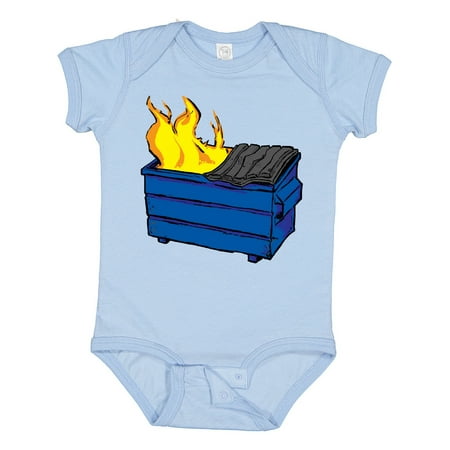 Inktastic Dumpster Fire Gift Baby Boy or Baby Girl Bodysuit
