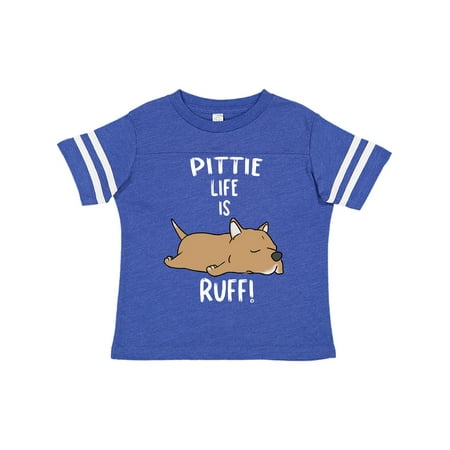 Inktastic Pittie Life is RUFF! Pit Bull Tan Gift Toddler Boy or Toddler Girl T-Shirt
Inktastic Pittie Life is RUFF! Pit Bull Tan Gift Toddler Boy or Toddler Girl T-Shirt