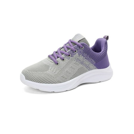 Wazshop Women Sneakers Comfort Athletic Shoes Sport Running Shoe Non-Slip Breathable Trainers Ladies Lace Up Lightweight Gray Purple 4.5
Wazshop Women Sneakers Comfort Athletic Shoes Sport Running Shoe Non-Slip Breathable Trainers Ladies Lace Up Lightweight Gray Purple 4.5