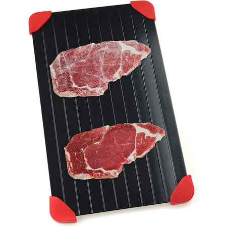 Thawing Plate for Frozen Foods Aviation Aluminum Safe Material Thaw Faster No Electricity No Chemicals No Microwave Non-Stick Defrosting Tray
Thawing Plate for Frozen Foods Aviation Aluminum Safe Material Thaw Faster No Electricity No Chemicals No Microwave Non-Stick Defrosting Tray