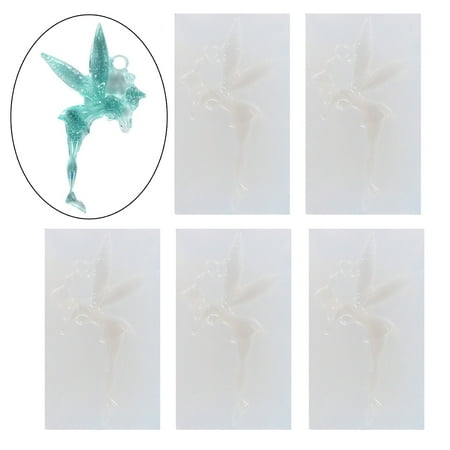 CHAOMA 5pcs Christmas Resin Molds Silicone Resin Angel Fairy Ornaments Pendant Molds for Epoxy Resin DIY Crafts
CHAOMA 5pcs Christmas Resin Molds Silicone Resin Angel Fairy Ornaments Pendant Molds for Epoxy Resin DIY Crafts