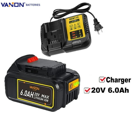 New For Dewalt 20Volts Lithium 6.0Ah Max XR DCB200 DCB206-2 DCB205 Battery and DCB112 Charger
New For Dewalt 20Volts Lithium 6.0Ah Max XR DCB200 DCB206-2 DCB205 Battery and DCB112 Charger