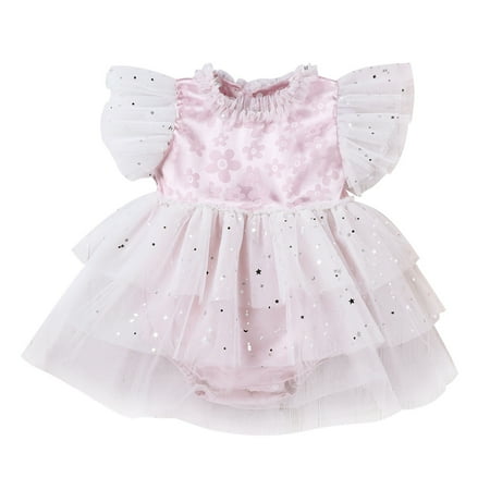 Little Girl Onesies Fly Ruffle Tulle Girl s Romper Bow Sleeve Clothes Dress Floral Baby Girls Romper Jumpsuit
Little Girl Onesies Fly Ruffle Tulle Girl s Romper Bow Sleeve Clothes Dress Floral Baby Girls Romper Jumpsuit