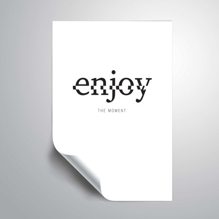 ArtWall "Enjoy" Removable Wall Art Mural