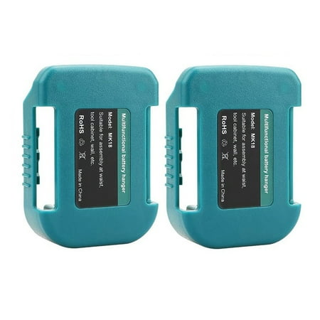2Pcs Battery Holder for and 18V Battery Storage Rack Holder Case for Fixing Devices