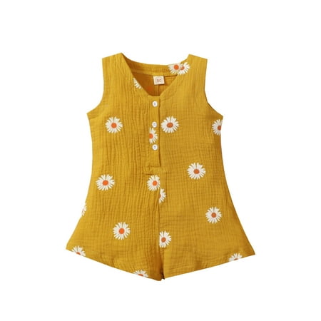 TAIAOJING Baby Romper Printed Girls Toddler Clothes Floral Jumpsuit Sleeveless Girls Romper&Jumpsuit Onesie Outfit 6-12 Months
TAIAOJING Baby Romper Printed Girls Toddler Clothes Floral Jumpsuit Sleeveless Girls Romper&Jumpsuit Onesie Outfit 6-12 Months