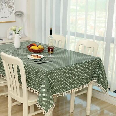 AYZM Pc Dot Plaid Dinner Rectangular Antiderapant Tablecloth Home Kitchen Tischdeck
AYZM Pc Dot Plaid Dinner Rectangular Antiderapant Tablecloth Home Kitchen Tischdeck