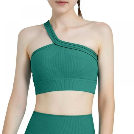 Single Strap Thread High Strength Fitness Running Shockproof Yoga Bra Racerback Sports Bras for Women Girls Sports Bras
Single Strap Thread High Strength Fitness Running Shockproof Yoga Bra Racerback Sports Bras for Women Girls Sports Bras