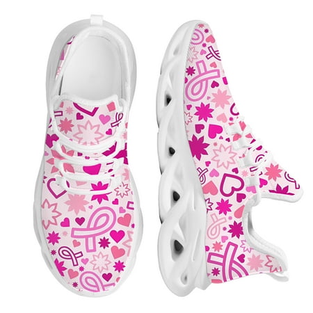 Women Air Mesh Breathable Walking Sneakers Breast Cancer Awareness Pink Ribbon Lightweight Female Casual Shoes Gifts
Women Air Mesh Breathable Walking Sneakers Breast Cancer Awareness Pink Ribbon Lightweight Female Casual Shoes Gifts