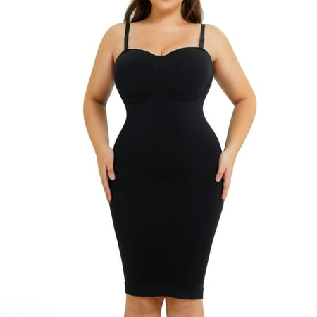 Gotoly Women Shapewear Slip Tummy Control Under Dresses Strapless Body Shaper Seamless Underskirts(Black Medium/Large)
Gotoly Women Shapewear Slip Tummy Control Under Dresses Strapless Body Shaper Seamless Underskirts(Black Medium/Large)