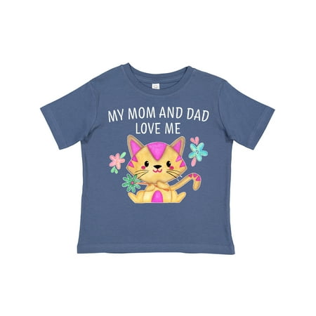 Inktastic My Mom and Dad Love Me with Cute Kitten and Flowers Gift Toddler Boy or Toddler Girl T-Shirt
Inktastic My Mom and Dad Love Me with Cute Kitten and Flowers Gift Toddler Boy or Toddler Girl T-Shirt