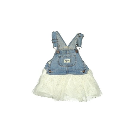 Pre-Owned OshKosh B gosh Girl s Size 6-9 Mo Overall Dress