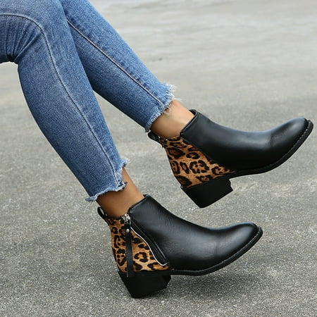 Fall Outdoor Decorations Juebong Women s Wild Pointed Toe Leopard Print Splicing Retro Zipper Square Heel Shoes
Fall Outdoor Decorations Juebong Women s Wild Pointed Toe Leopard Print Splicing Retro Zipper Square Heel Shoes