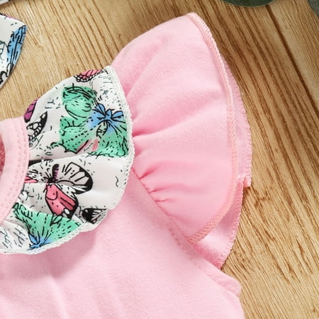 kpoplk Summer Romper Toddler Infant Baby Girls Ruffled Sleeveless Romper Floral Bodysuit Jumpsuit Playsuit Summer Outfit(Pink)
kpoplk Summer Romper Toddler Infant Baby Girls Ruffled Sleeveless Romper Floral Bodysuit Jumpsuit Playsuit Summer Outfit(Pink)
