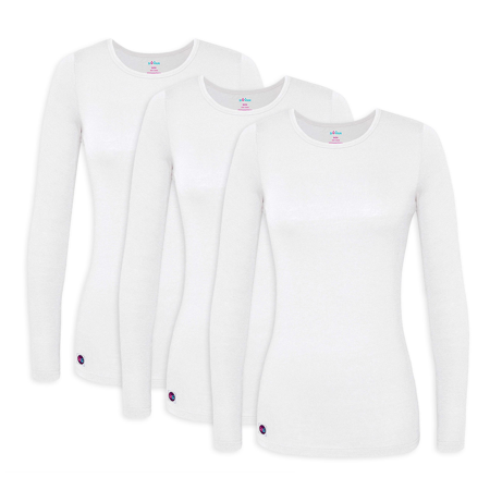 Sivvan 3 Pack Women s Comfort Long Sleeve T-Shirt / Underscrub Tee