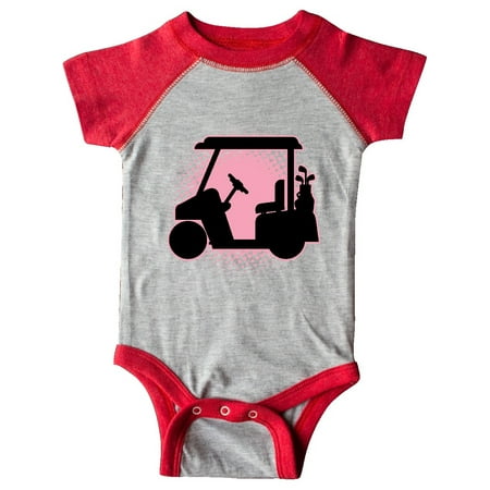 Inktastic Golfing Girls Golf Cart Gift Baby Girl Bodysuit