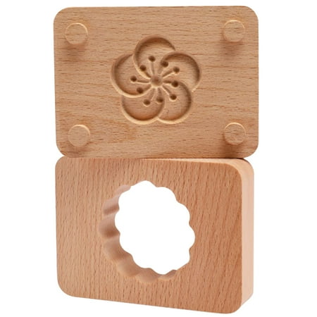 1 Set of Manual Green Bean Cake Baking Molds Hand Pressed Mooncake Molds