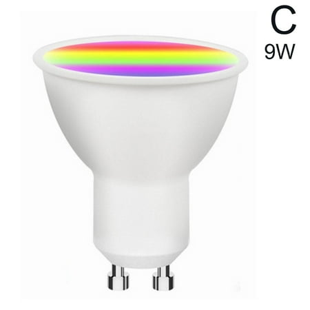 

LED Bulb Smart WiFi RGB + CC + CW Spotlight Lamp Light 9W For Alexa U K N0N4