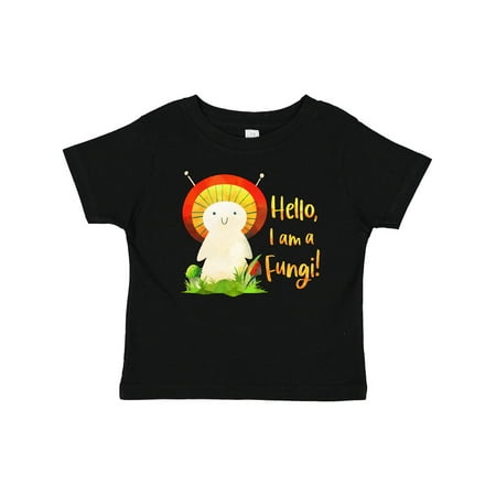 Inktastic Hello I Am a Fungi- Cute Mushroom Pun Gift Baby Boy T-Shirt