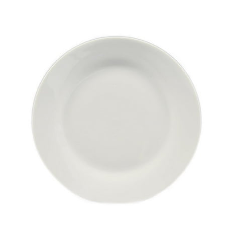 Alps Plate W/ Medium Rim 10 1/2 Dia. X 3/4 H Porcelain White 6 packs