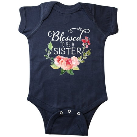 Inktastic Blessed to Be a Sister with Pink Flowers Gift Baby Boy or Baby Girl Bodysuit
Inktastic Blessed to Be a Sister with Pink Flowers Gift Baby Boy or Baby Girl Bodysuit