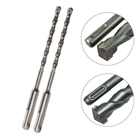2 Pcs SDS Carbide Drill Bits for Concrete Brick Stone Electric Hammer Drill Bits
2 Pcs SDS Carbide Drill Bits for Concrete Brick Stone Electric Hammer Drill Bits