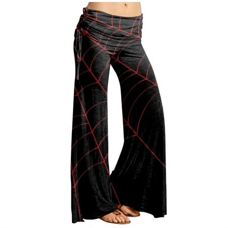 Sksloeg Womens Halloween Pajamas Pants Halloween Ghosts Pumpkins Spiders Printed Pants Pleated Wide Leg High Waisted Drawstring Casual Loose Pants Black XL
Sksloeg Womens Halloween Pajamas Pants Halloween Ghosts Pumpkins Spiders Printed Pants Pleated Wide Leg High Waisted Drawstring Casual Loose Pants Black XL