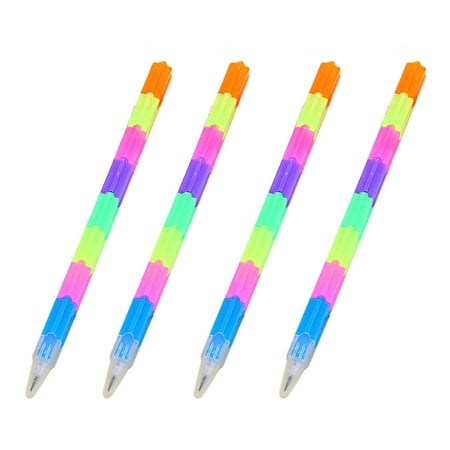 12pcs Creative Rainbow Multifunction Building Block Writing Pen Stacker Swap Pencil Stationery for Boys Girls (Colorful)
12pcs Creative Rainbow Multifunction Building Block Writing Pen Stacker Swap Pencil Stationery for Boys Girls (Colorful)