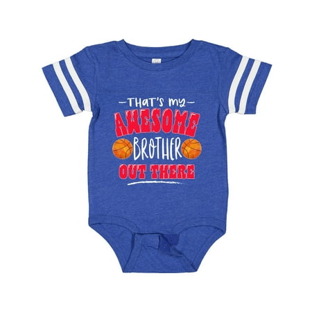 Inktastic That s My Awesome Brother out There with Basketballs Gift Baby Boy or Baby Girl Bodysuit
Inktastic That s My Awesome Brother out There with Basketballs Gift Baby Boy or Baby Girl Bodysuit
