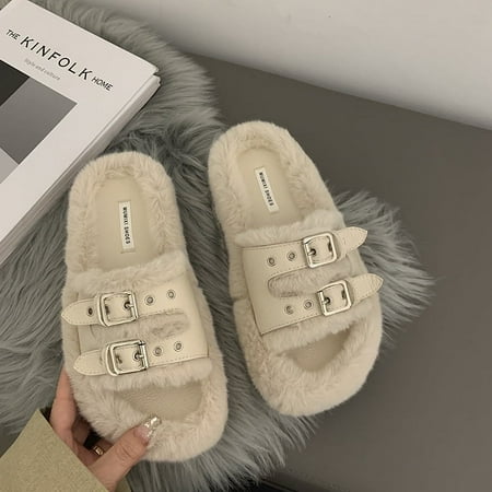 Design Sense Niche Thick Bottom Gentle Fluffy Shoes Outdoor Slippers Women s Shoes 2024 Autumn and Winter Net Red Cotton Slippers
Design Sense Niche Thick Bottom Gentle Fluffy Shoes Outdoor Slippers Women s Shoes 2024 Autumn and Winter Net Red Cotton Slippers