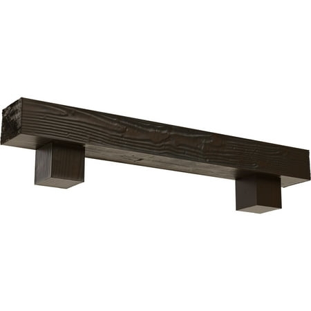 Ekena Millwork 8 H x 8 D x 60 W Sandblasted Faux Wood Urethane Fireplace Mantel Kit W/ Alamo Corbels Burnished Mahogany
Ekena Millwork 8 H x 8 D x 60 W Sandblasted Faux Wood Urethane Fireplace Mantel Kit W/ Alamo Corbels Burnished Mahogany