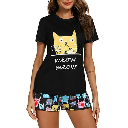 Newway Womens Pajama Set Sleepwear Two Piece Pj Set Sleep Shirt and Shorts Nightwear Print Loungewear S-XXL
Newway Womens Pajama Set Sleepwear Two Piece Pj Set Sleep Shirt and Shorts Nightwear Print Loungewear S-XXL