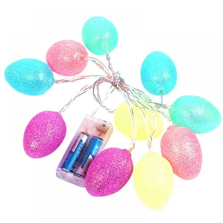 10/20 Lights Easter Eggs LED String Lights Bright Color Glitter Easter Egg Decoration for Easter Decoration Home Tree Banister Party
10/20 Lights Easter Eggs LED String Lights Bright Color Glitter Easter Egg Decoration for Easter Decoration Home Tree Banister Party