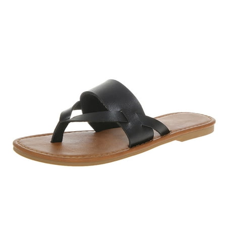 Youmylove Women Slide Slippers Fashion Summer Solid Color Leather Clamping Toe Flat Bottom Casual Sandals Comfort Cozy Leisure Daily Walking
Youmylove Women Slide Slippers Fashion Summer Solid Color Leather Clamping Toe Flat Bottom Casual Sandals Comfort Cozy Leisure Daily Walking