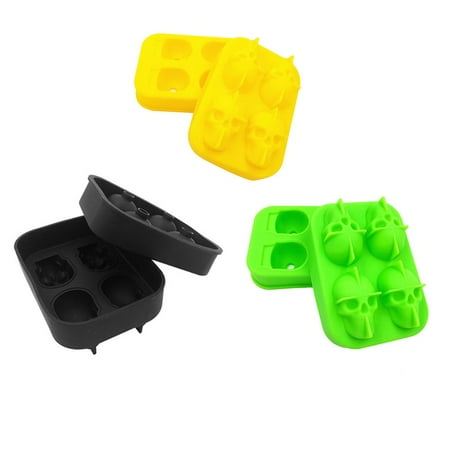 Xewsqmlo 3D Ice Cube Mold Skeleton Skull Form Wine Ice Silicone Cube Tray (Black)
Xewsqmlo 3D Ice Cube Mold Skeleton Skull Form Wine Ice Silicone Cube Tray (Black)