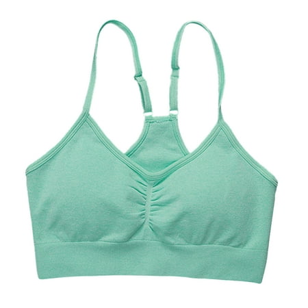 Elastic Tight Running Bra Wirefree Padded High Impact Workout Bra for Yoga Gym Workout S Green
Elastic Tight Running Bra Wirefree Padded High Impact Workout Bra for Yoga Gym Workout S Green