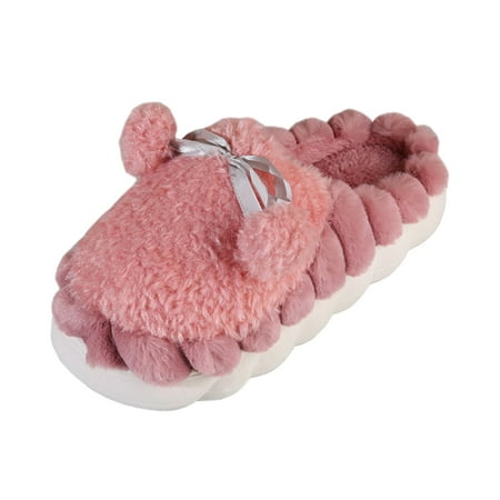 Women Bownot Shoes Slippers Winter Warm Comfort Fluffy Anti-Skid Slippers for Women Indoor
Women Bownot Shoes Slippers Winter Warm Comfort Fluffy Anti-Skid Slippers for Women Indoor