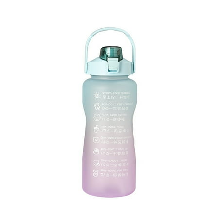 2L Capacity Water Bottle Straw Cup Gradient Color Plastic Water Cups with Time Marker Outdoor Sports Bottle-C
2L Capacity Water Bottle Straw Cup Gradient Color Plastic Water Cups with Time Marker Outdoor Sports Bottle-C