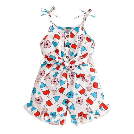 Zhuashum Baby Girls Romper Children Kid Floral Prints Round Neck Sleeveless Outfits Summer Vacation Jumpsuit Cute Daily Wears White 3-4 Years
Zhuashum Baby Girls Romper Children Kid Floral Prints Round Neck Sleeveless Outfits Summer Vacation Jumpsuit Cute Daily Wears White 3-4 Years