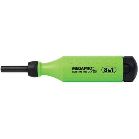 Megapro 8N1NAS-NGR-BK 8N1 1 Multibit Screwdriver Neon Green